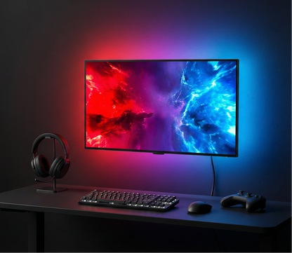 RGB Monitor Backlight for Gaming – PC Sync Ambient Lighting | GamerVibes
